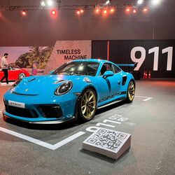 Porsche also showcased the GT3 RS version of the 911.