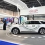 The Hongqi E-HS9 electric luxury SUV is the latest addition to the Dubai Police patrol fleet and was showcased at INTERSEC 2023  (Dubai Police)