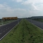 This photo of a stretch on the under-construction Delhi-Mumbai Expressway tweeted by Nitin Gadkari (Twitter)