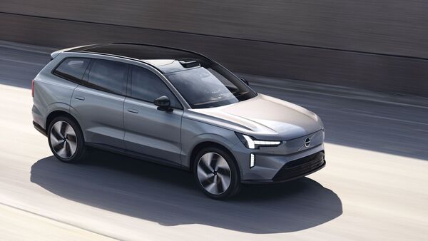 As part of new EV lineup, Volvo unveiled the EX90 sport-utility crossover last year. As part of new EV lineup, Volvo unveiled the EX90 sport-utility crossover last year.