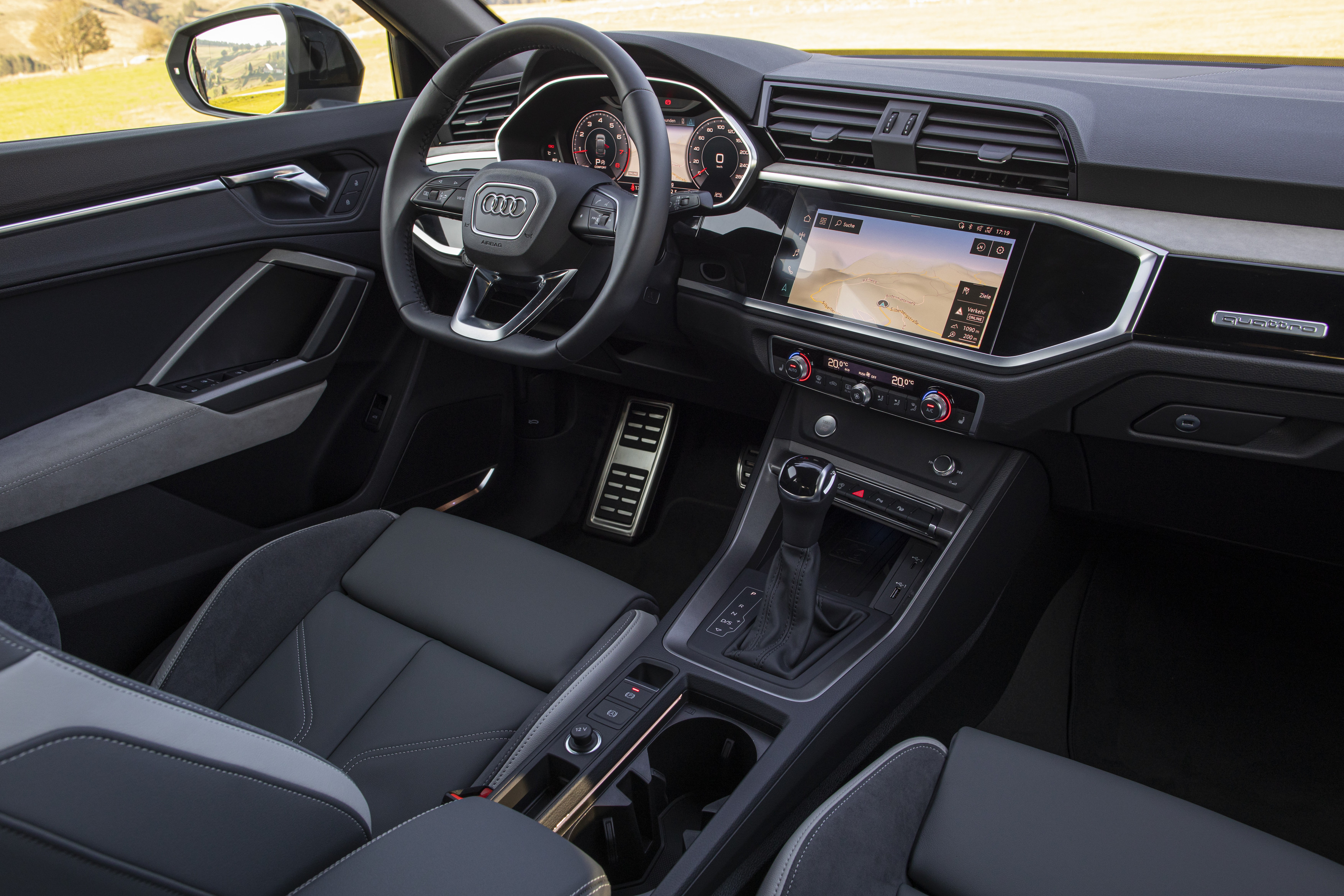 The Q3 Sportback gets a digital cockpit, an 8.9-inch infotainment screen, dual-zone climate control and more Audi Q3 Sportback