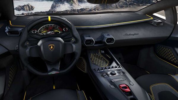 The supercar removes a very common feature of modern cars, the infotainment system.