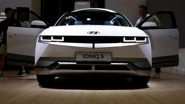 Image file of electric car Hyundai Ioniq 5. (REUTERS)