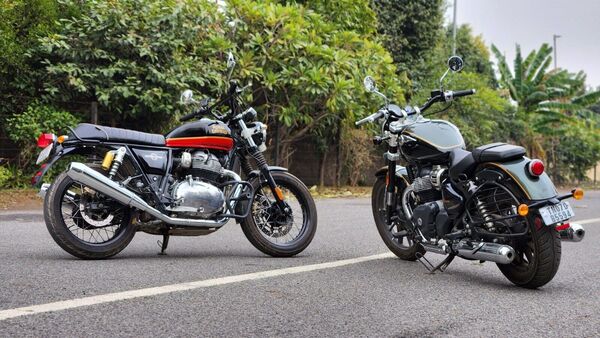 Because of the way they're designed, these two motorcycles do have a road presence. 