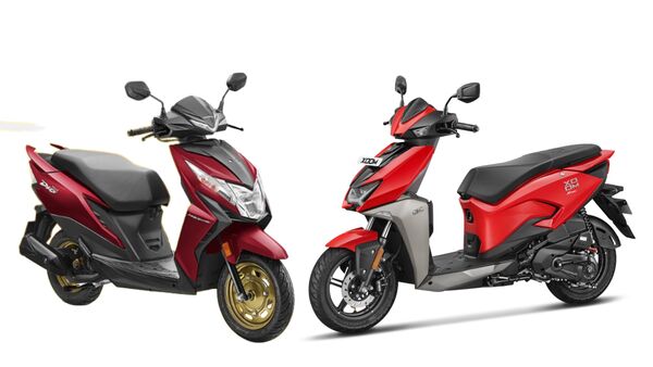 Both scooters have a striking design language. 