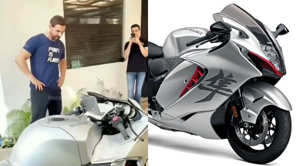 A new generation Suzuki Hayabus was recently delivered to John Abraham (asadjafc/Instagram)