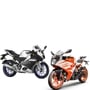 The design of both motorcycles is inspired by their elder siblings that are more powerful.