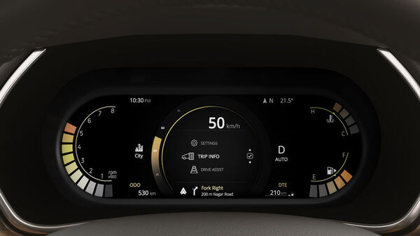 New TFT instrument cluster that will come on Safari and Harrier.