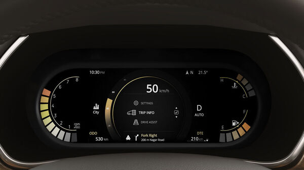 New TFT instrument cluster that will come on Safari and Harrier. New TFT instrument cluster that will come on Safari and Harrier.