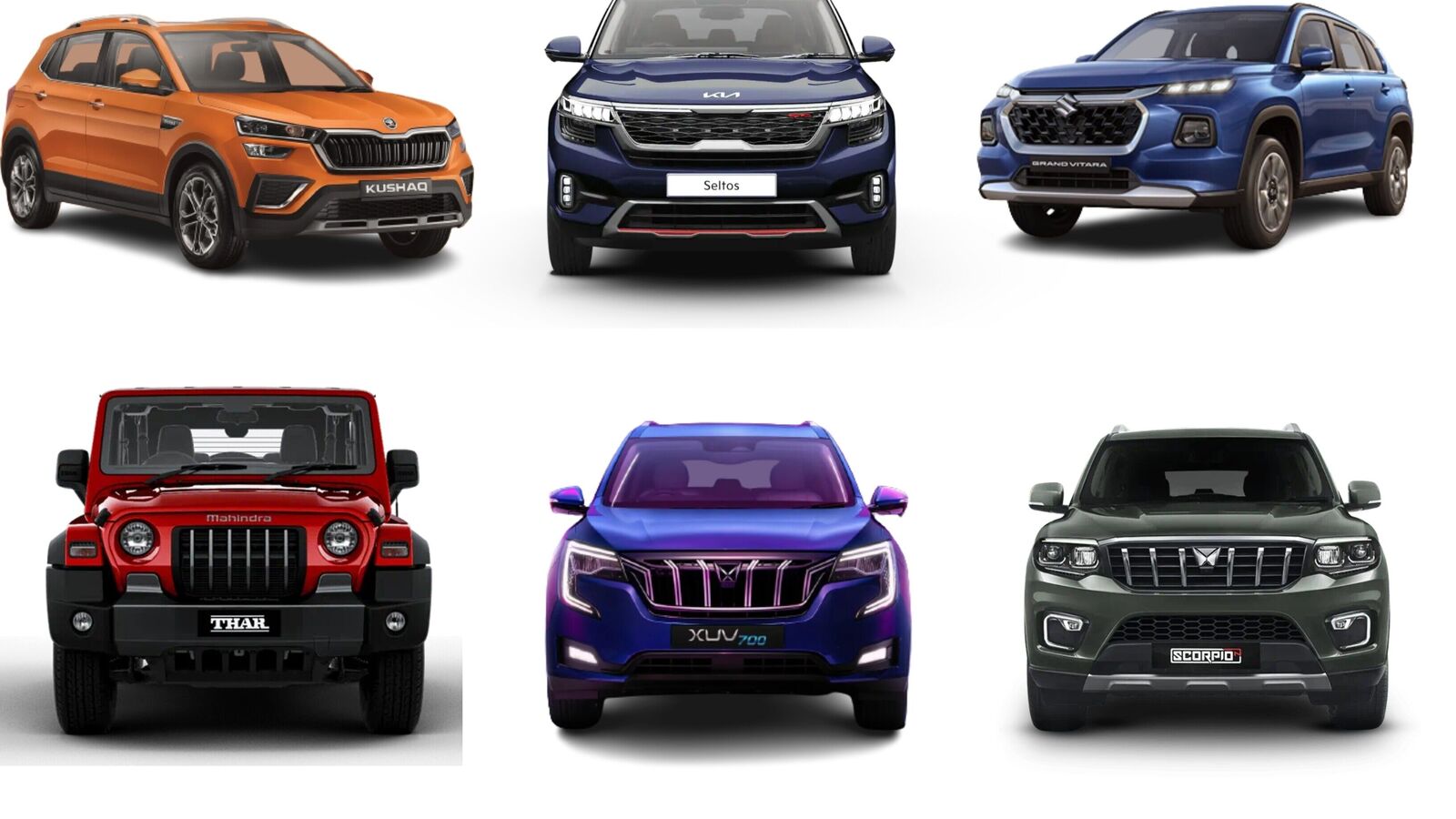 grafisch Niet ingewikkeld bereiken Which SUV to buy in 2023 under ₹15 lakh? Hyundai Creta to Mahindra Thar |  HT Auto