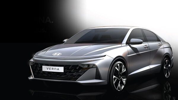 2023 Hyundai Verna design sketches reveal aggressive exterior ...