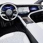 File photo of the dashboard layout inside the Mercedes EQS electric car.