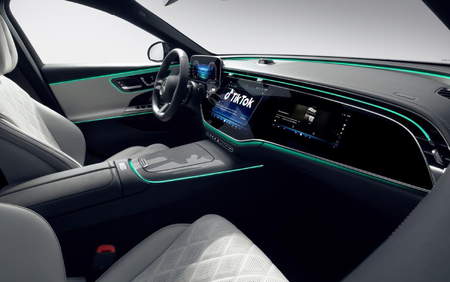 Mercedes App Store will initially offer a handful of apps - like TikTok - before expanding to include more applications. Mercedes App Store will initially offer a handful of apps - like TikTok - before expanding to include more applications.
