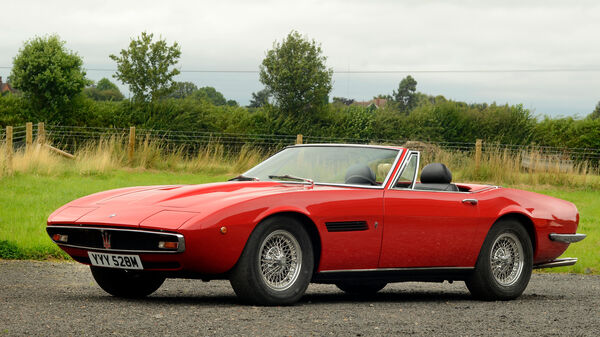 Only 25 of the 1971 Maserati Ghibli 4.9 Liter Spyder SS were ever produced, which makes them a sought-after collectible in the classic car space 1971 Maserati Ghibli Spyder