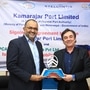 (L-R) Sunil Paliwal, IAS, CMD, Kamarajar Port Ltd with Roland Bouchara, CEO & MD, Stellantis India, at the MoU signing ceremony