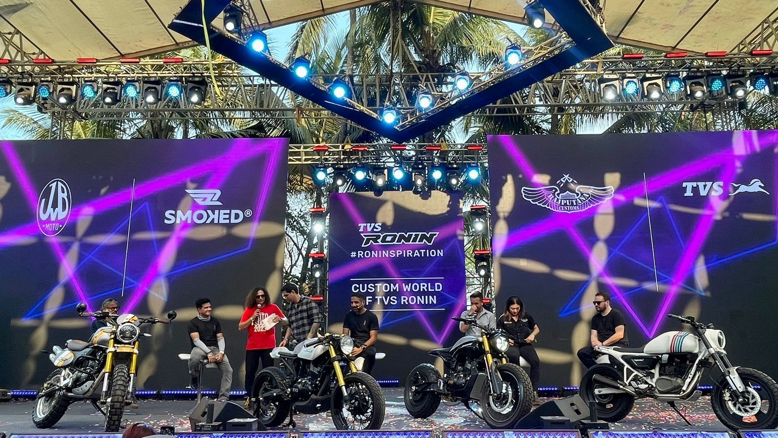 TVS unveils 4 custom-built Ronin motorcycles at MotoSoul 2023