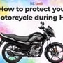 There are several ways through which a person can protect his or her motorcycle. 