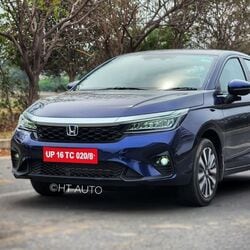 The 2023 Honda City is offered in six exterior colour options. The Blue shade seen here is a first on the model.