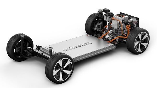 The MEB platform is essentially an electric skateboard platform. So, the wheels are placed on the corners while the floorboard consists of the battery pack. The MEB platform is essentially an electric skateboard platform. So, the wheels are placed on the corners while the floorboard consists of the battery pack.