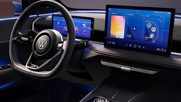 The dashboard gets two screens. There is a digital driver's display while the other one is larger and is a touchscreen infotainment system. The dashboard gets two screens. There is a digital driver's display while the other one is larger and is a touchscreen infotainment system.
