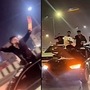 YouTube influencer Prince Dixit was spotted along with several others riding on top of their vehicles during his birthday celebration on the streets of Delhi recently.