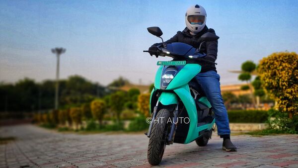 File photo of the Ather 450X electric scooter.