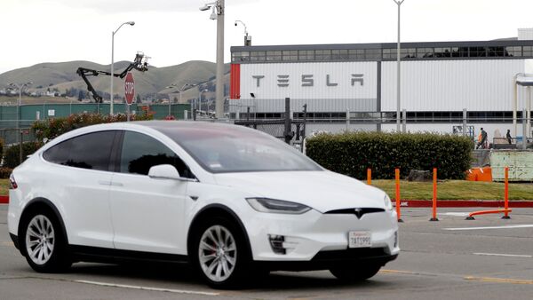 Profile photo of a Tesla electric vehicle (REUTERS)