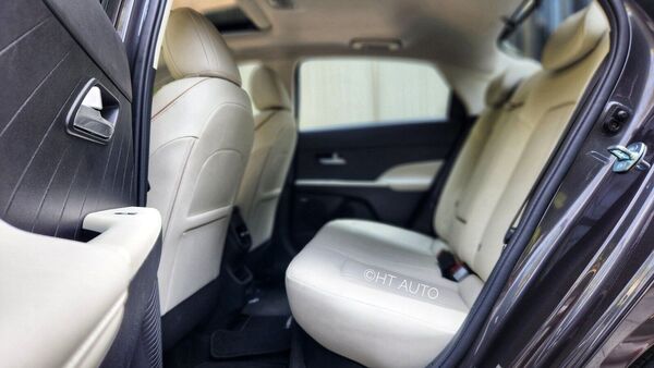 There is more space inside Verna than ever before. The rear-seat passengers can look forward to more leg room courtesy the extension in wheelbase. There is more space inside Verna than ever before. The rear-seat passengers can look forward to more leg room courtesy the extension in wheelbase.