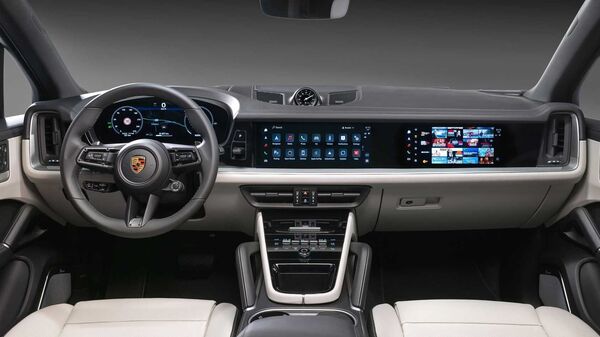 In pics: Porsche Cayenne facelift's cabin gets three screens and