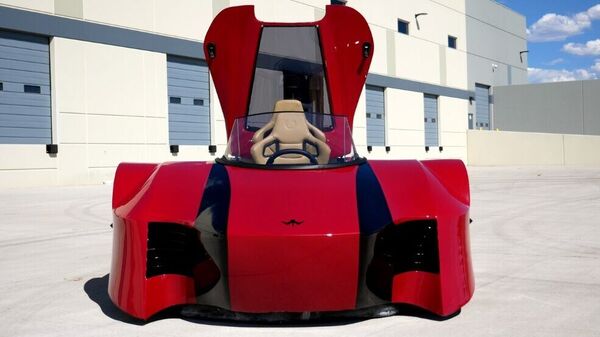 From blue and red to more, the Arosa hovercraft will be available in a variety of body color options.  (von Mercier)