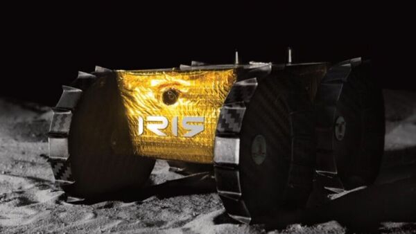 Una foto representativa del rover lunar Iris.  (Twitter/@cmu_iris)