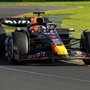 Red Bull driver Max Verstappen races through a corner during the Australian Formula One Grand Prix at Albert Park in Melbourne on Sunday. (AP)