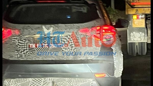The rear bumper on the XUV300 facelift is new.