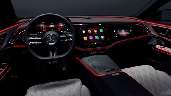 A look at the dashboard layout inside the upcoming 2024 Mercedes E-Class 2024 Mercedes-Benz E-Class interior