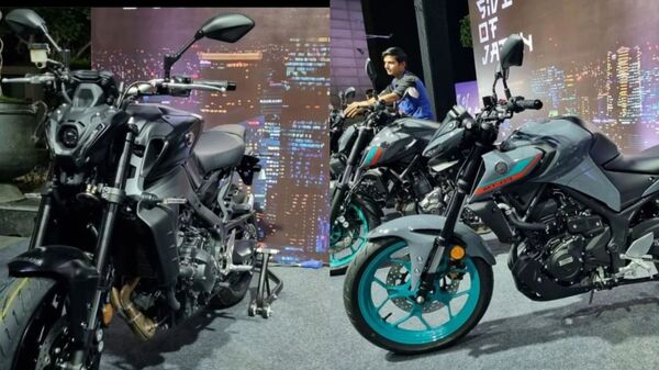 Check out Yamaha's upcoming naked street bikes.  (Photo credit: Instagram/travence_yamaha)