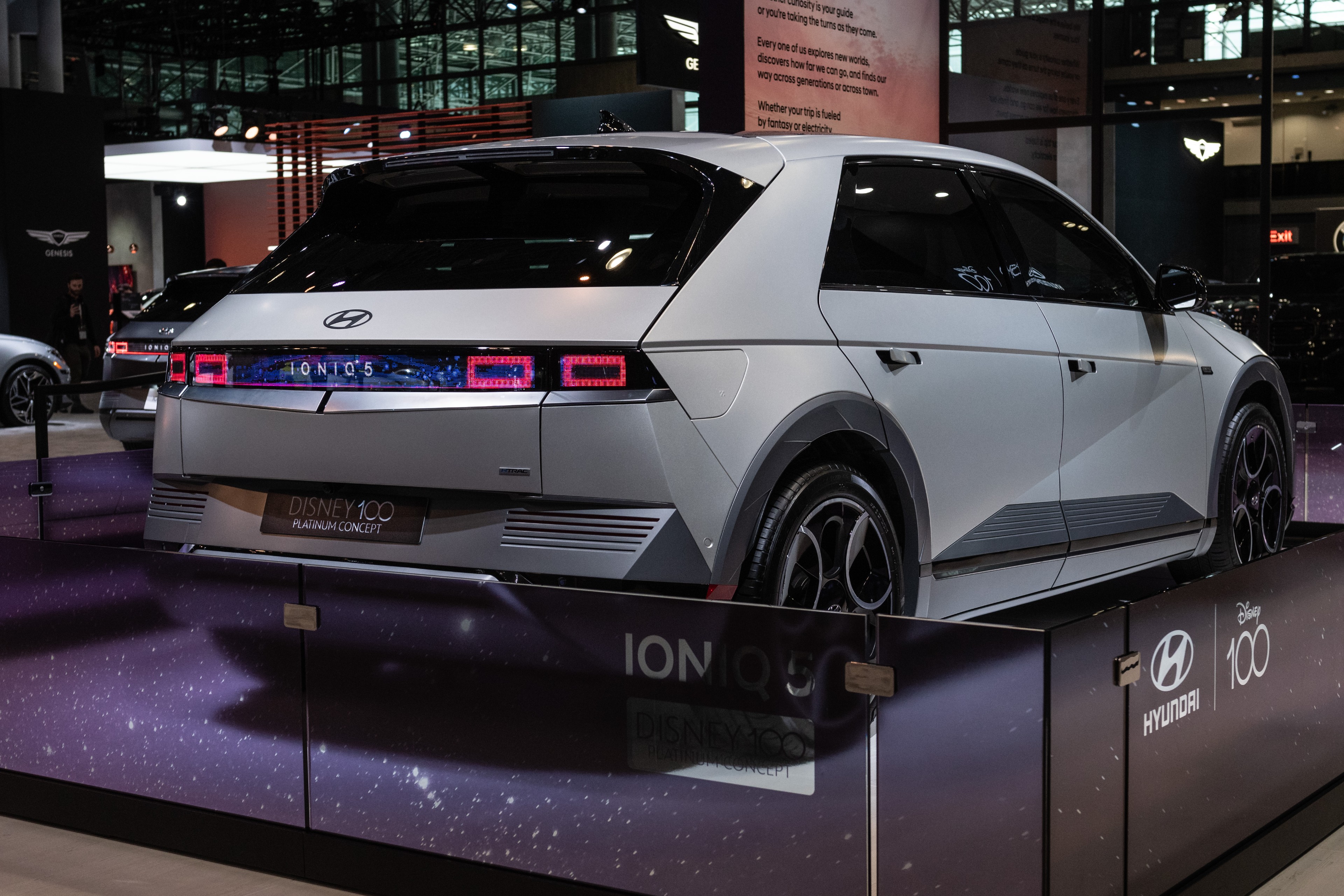 Hyundai Ioniq 5 Disney100 Platinum Concept gets special Gravity Gold Matte paint scheme and Disney-inspired wheels