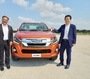 Rajesh Mittal, President and Toru Kishimoto, DMD with the new D-Max V-Cross
