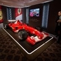 Former F1 World Champion Michael Schumacher's Ferrari F2003 GA with chassis number 229 during Sotheby's auction in Geneva. (AFP)
