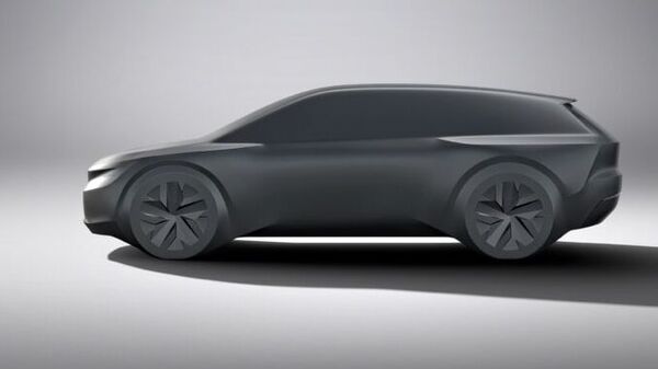 Skoda electric car sketch.