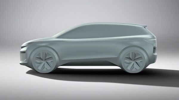 Skoda Elroq design sketch.