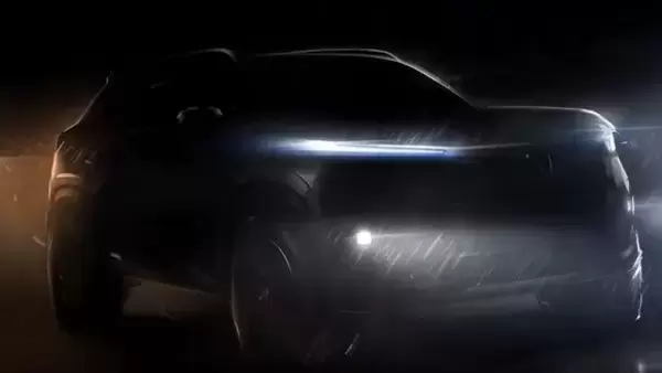 A teaser sketch of Honda's new SUV.