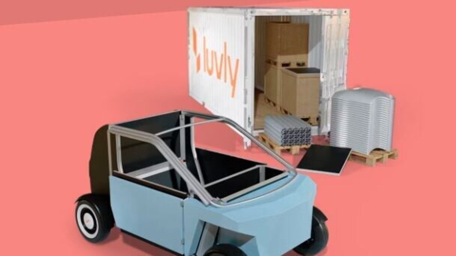 This micro EV is shipped in flatpack boxes, IKEA style HT Auto