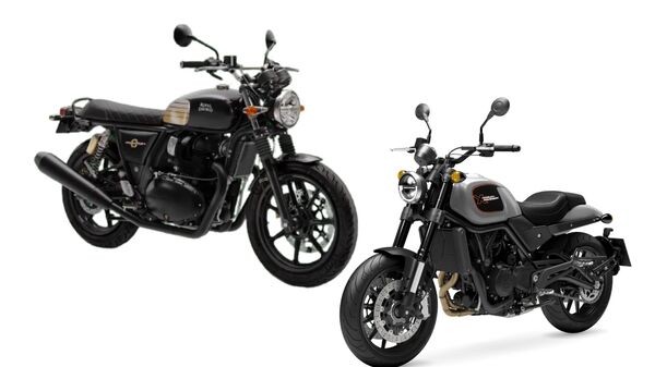 The designs of the two motorcycles are completely different.