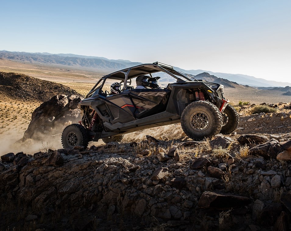 The 2023 Polaris RZR Pro R 4 Ultimate gets a 2.0-litre motor with 222 bhp and 972.5 kg dry weight, making for a highly impressive power-to-weight ratio 2023 Polaris Polaris RZR Pro R 4 Ultimate