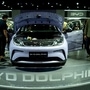 File photo for representational use: Visitors view a BYD Dolphin EV car at a motor show. (REUTERS)