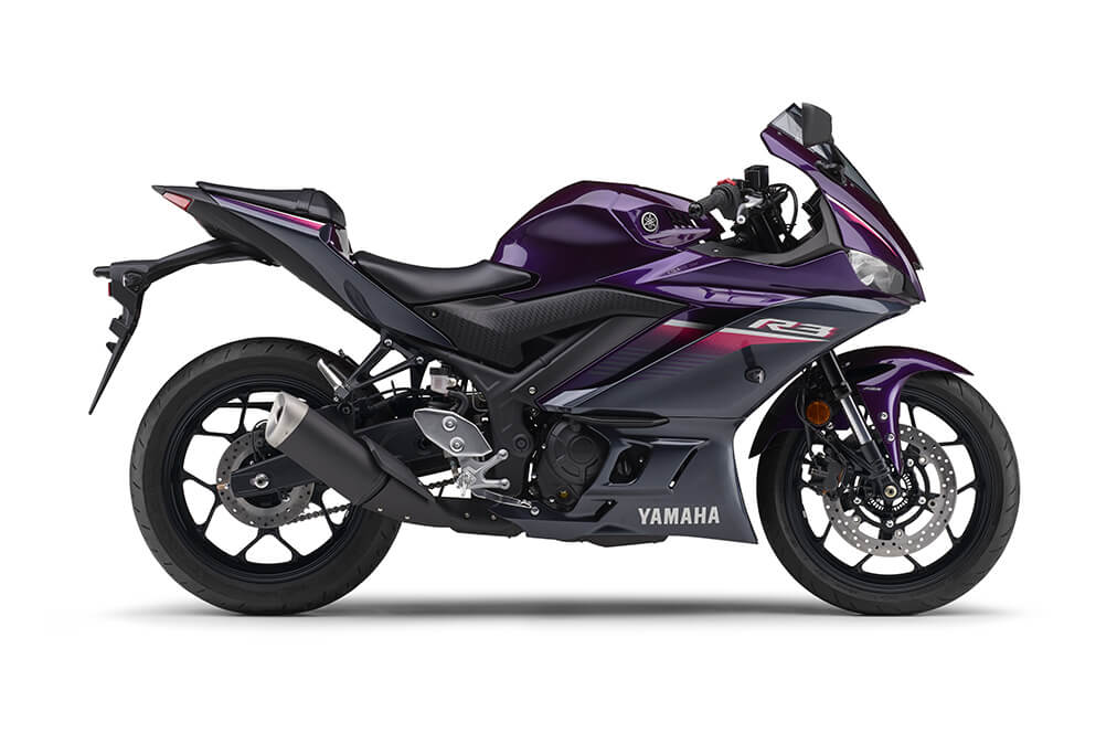 2023 Yamaha R3 retains the same 321 cc Euro5 compliant parallel twin motor 