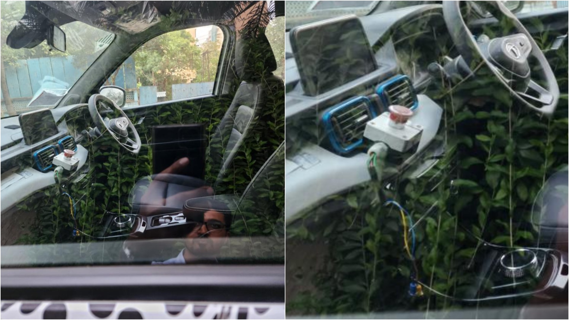 Tata Punch EV spotted testing for the first time, a glimpse of the interior 