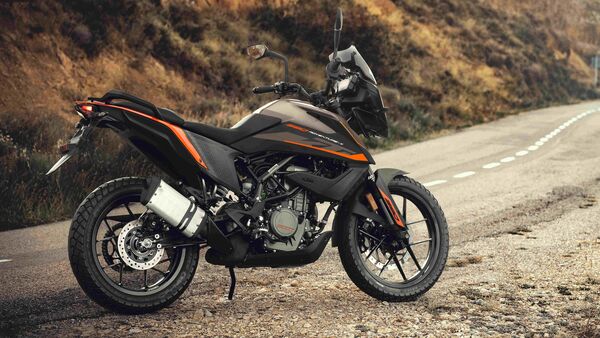 Check out the Dark Galvano color scheme for the KTM 390 Adventure X.