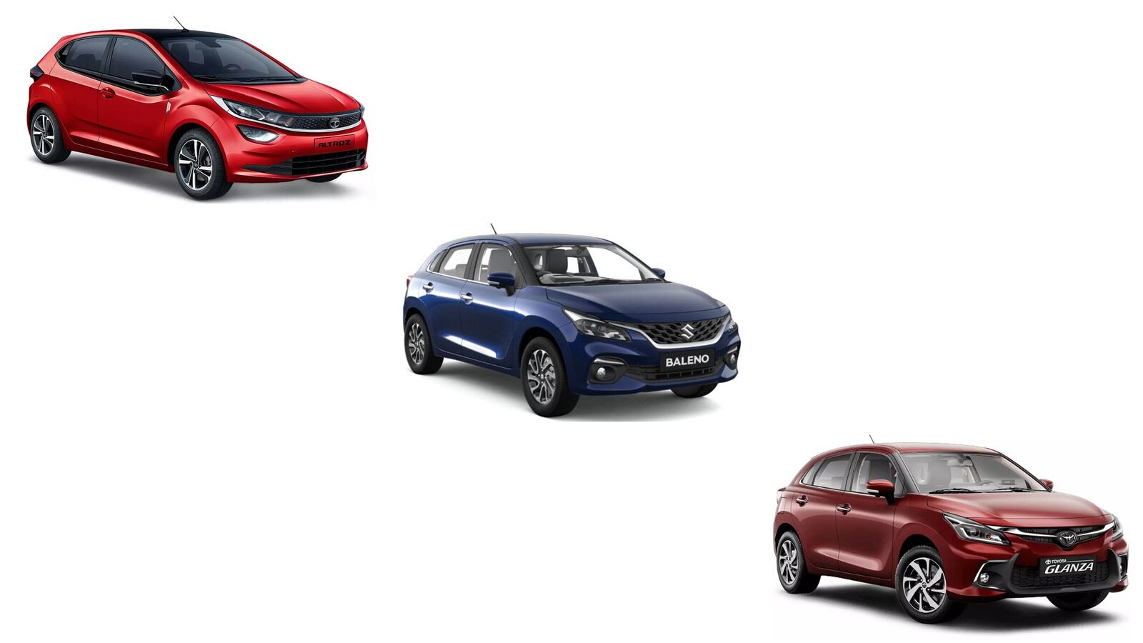 Tata Altroz Cng Vs Maruti Suzuki Baleno Cng Vs Toyota Glanza Cng