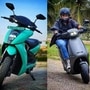 Ather 450X (left) and Ola S1 Pro may be expensive but also offer a whole lot of tech-based features. Okinawa Praise Pro prioritizes ride quality and traits over all else.